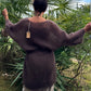Maxi Maglione Mohair con Cintura