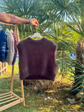 Gilet Minimal Mohair