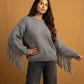 Maglione Lana con Frange