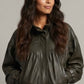 Bomber Ecopelle Dark Brown