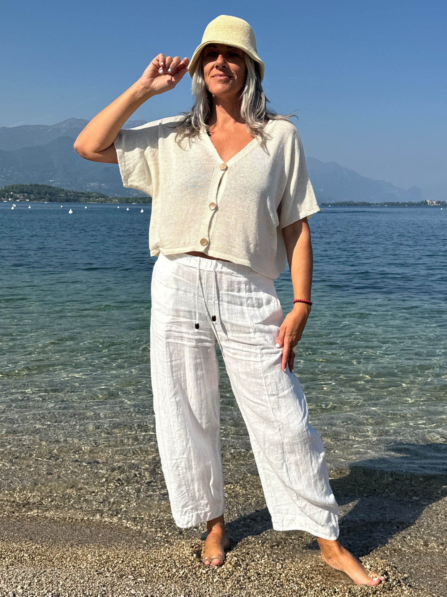 Maglia Batwing con bottoni