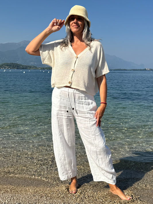 Maglia Batwing con bottoni