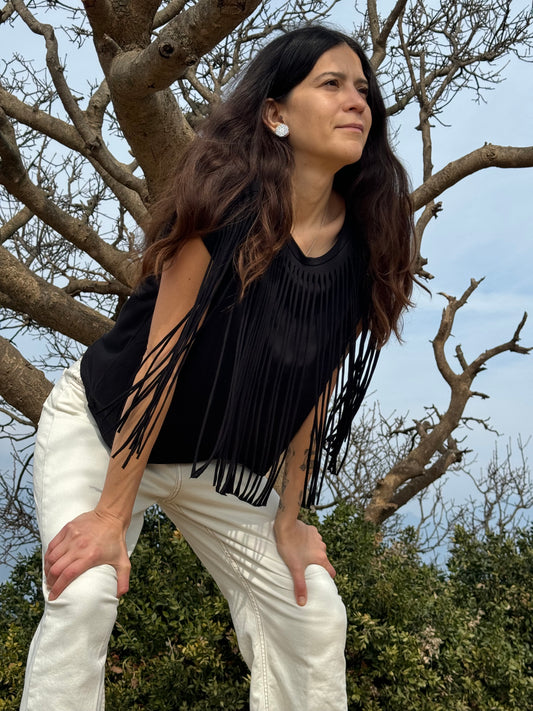 Maglia Wild & Free con Frange