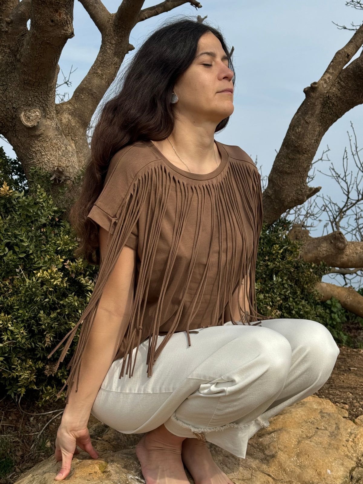 Maglia Wild & Free con Frange