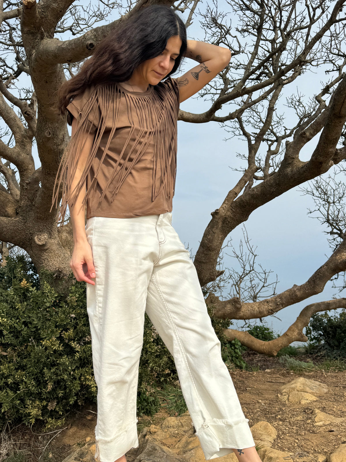 Maglia Wild & Free con Frange