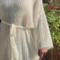 Maxi Maglione Mohair con Cintura